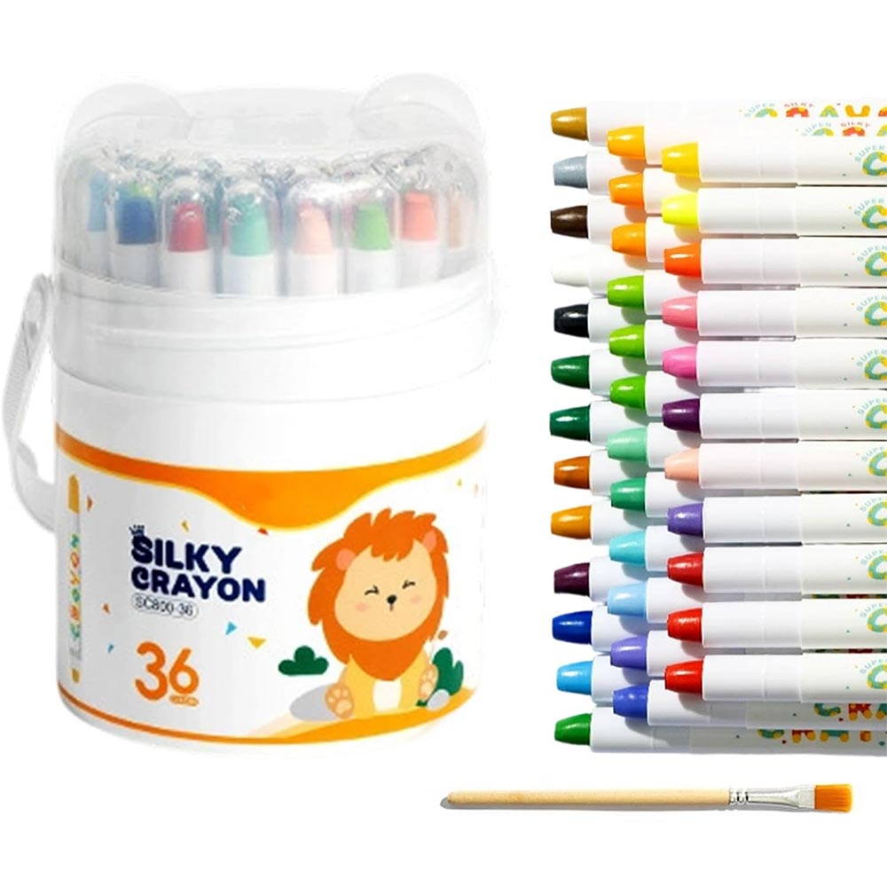 Conjunto de crayones giratorios para niños