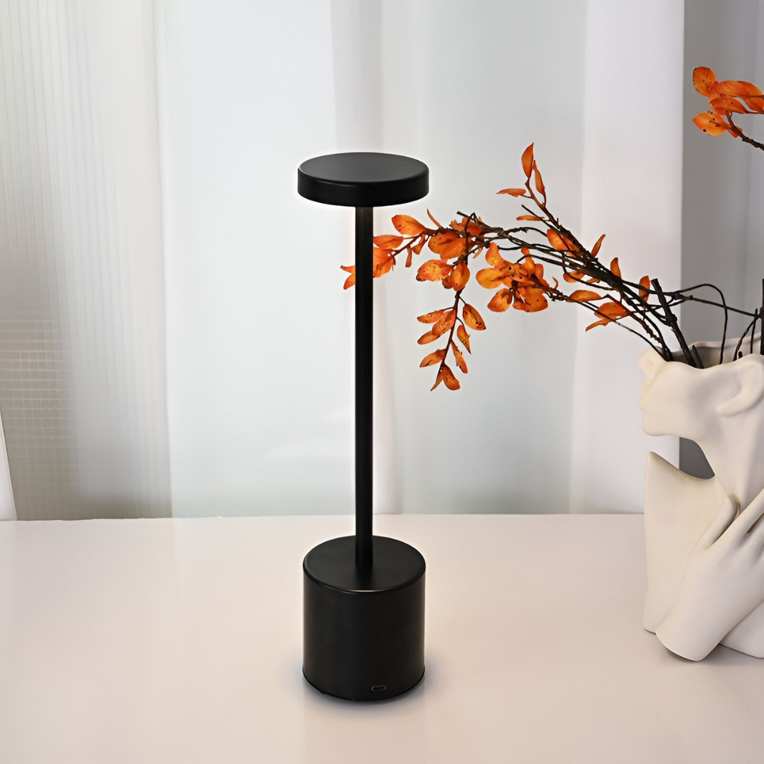 Gleivis - Lámpara de mesa retro inalámbrica