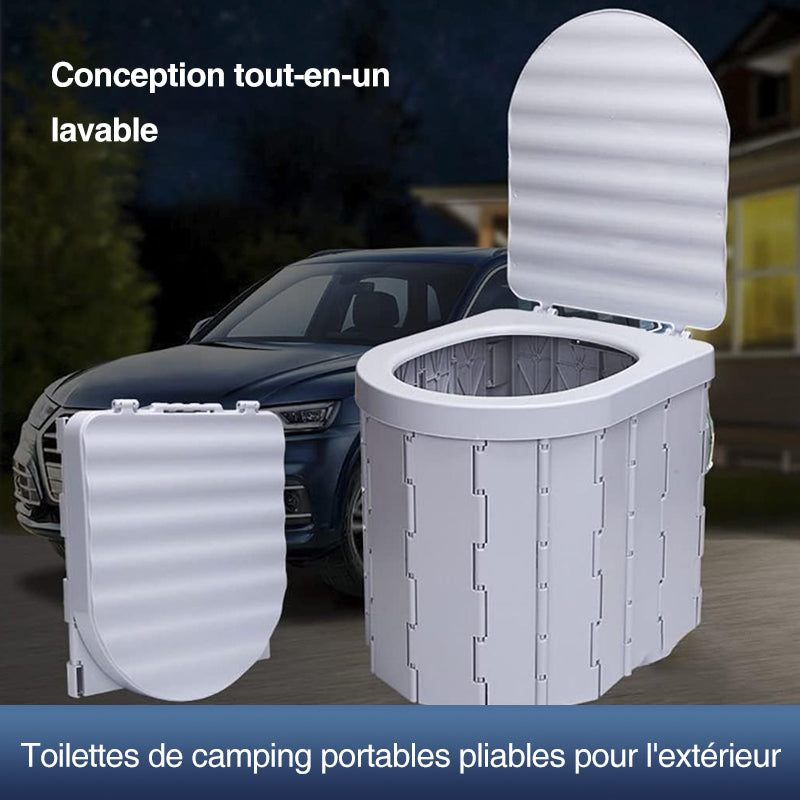 Inodoro portátil para camping | Solución higiénica para exteriores