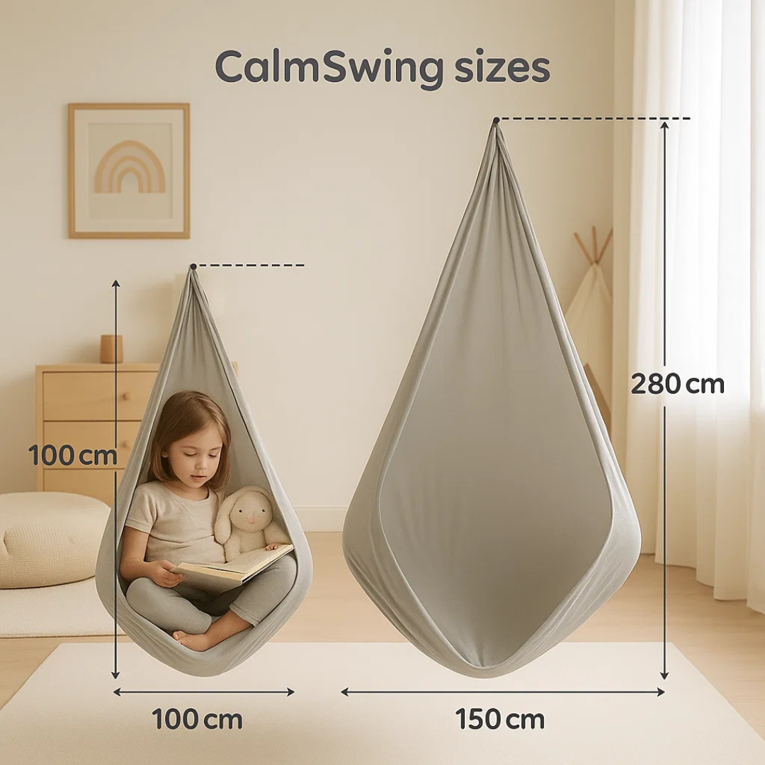 CalmSwing | Columpio Sensorial Terapéutico para Autismo – Uso Interior y Exterior