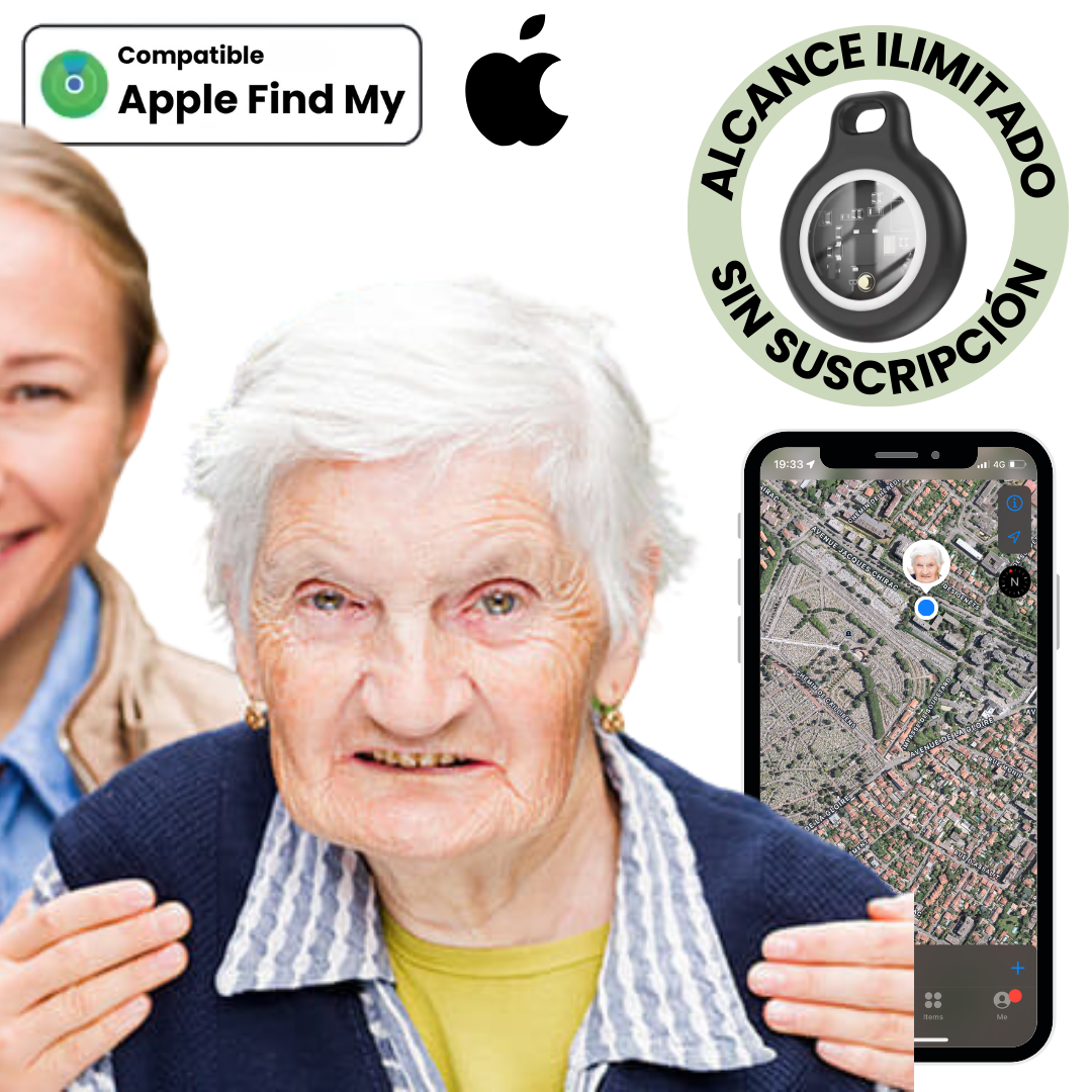Localizador GPS para Mayores – Seguimiento en Tiempo Real sin Suscripción (Compatible solo con iOS: iPhone, iPad, Mac)