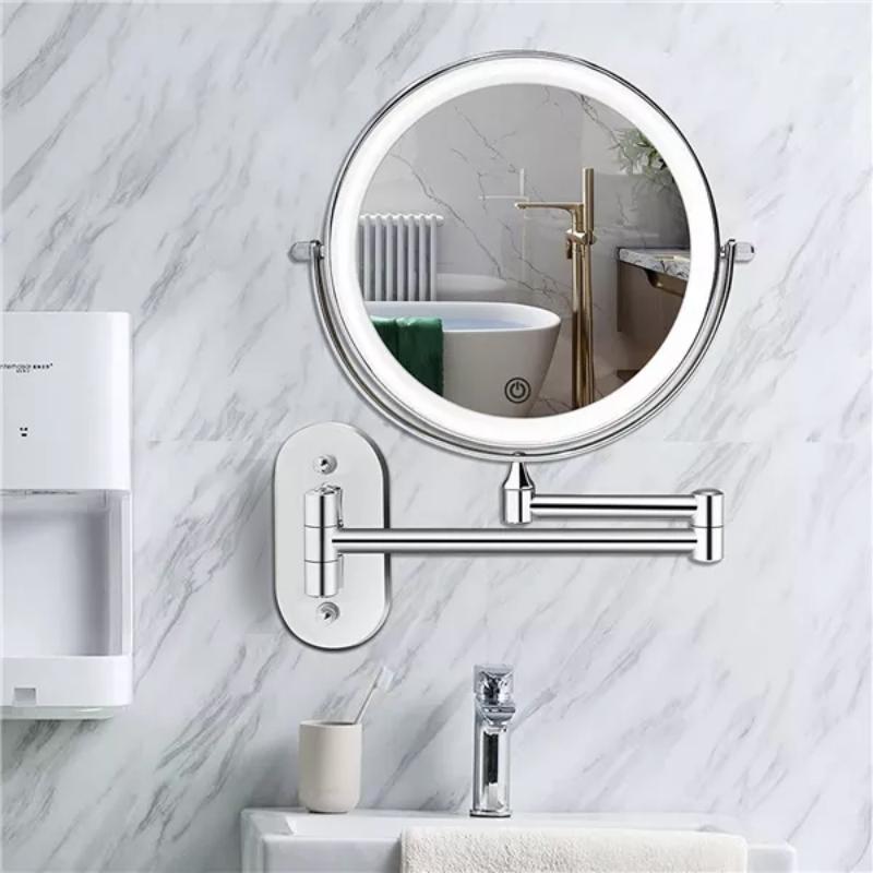 Espejo de Pared con Luz LED y Aumento