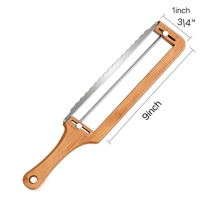 Cuchillo de pan ajustable para pan casero