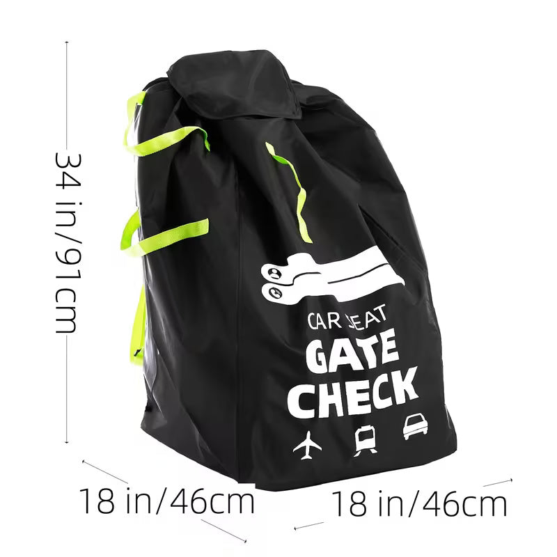 Mochila de viaje para silla de coche convertible | Protector de asiento para niños impermeable