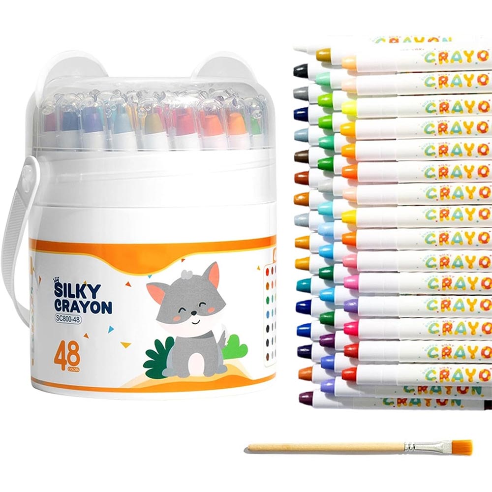 Conjunto de crayones giratorios para niños