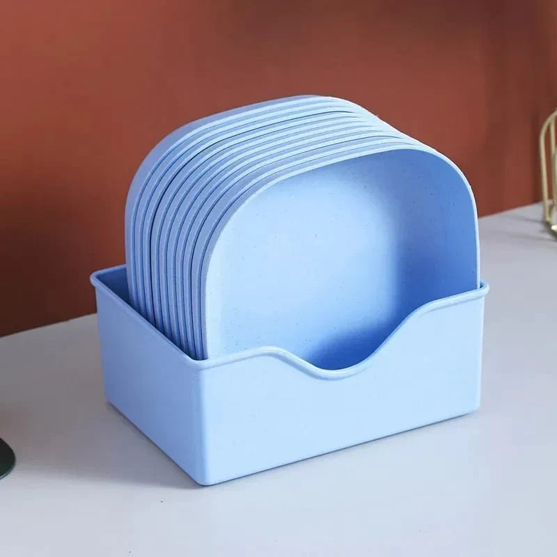 10 piezas creativas de plato para huesos y elevador de tazones