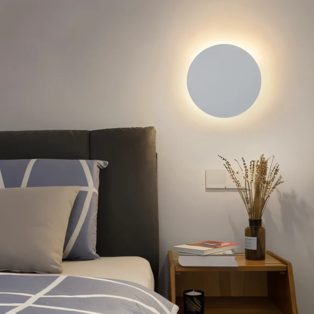 Hadro - Aplique LED Redondo | Iluminación Moderna de Pared para Interiores