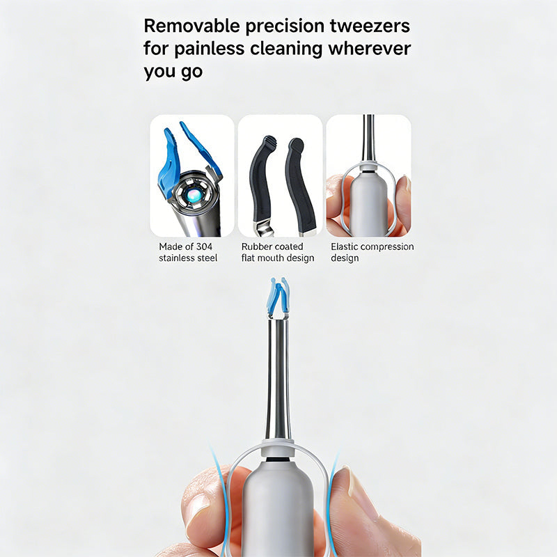 Herramienta para eliminar cerumen con cámara