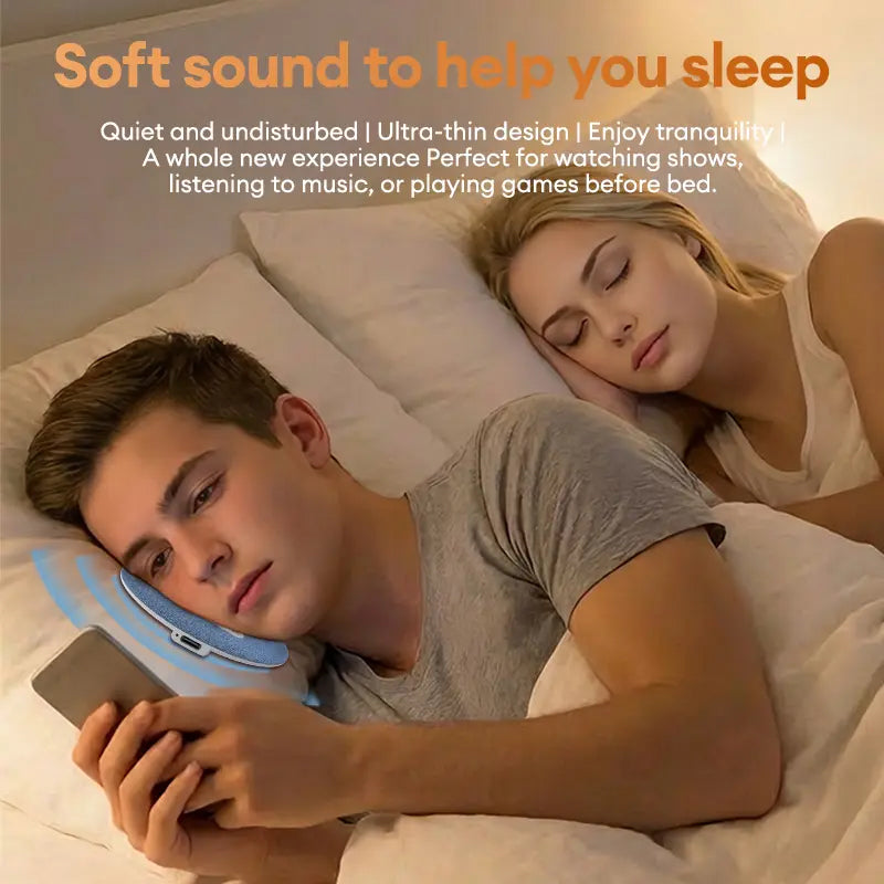 Almohada con altavoz Bluetooth para dormir