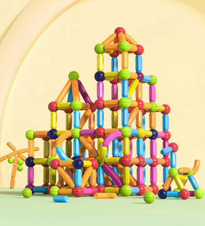 MagnaFun Blocks - Juguetes magnéticos para el juego creativo y educativo