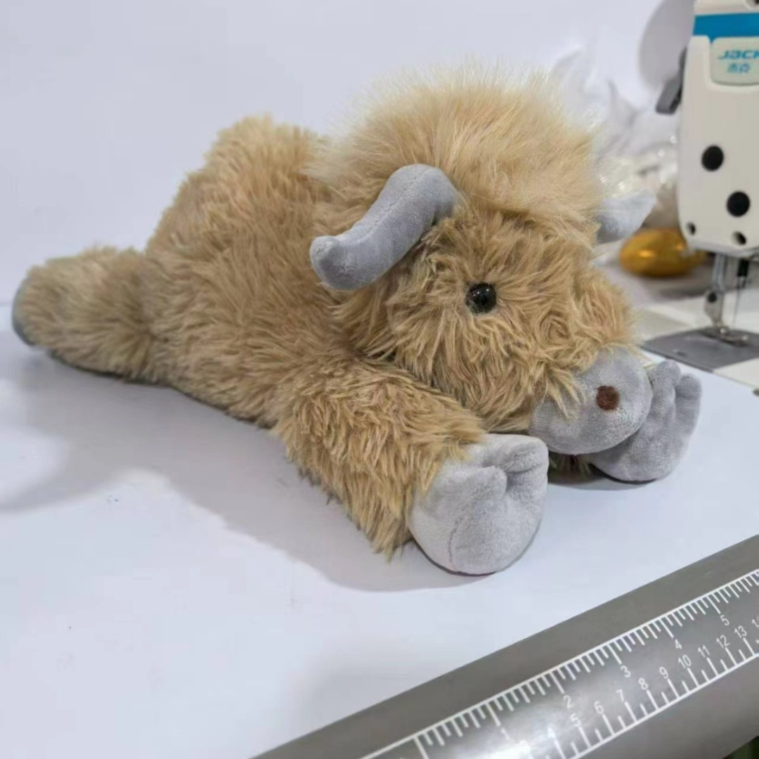 Peluche de Vaca Highland – Juguete Suave y Realista para Niños y Adultos