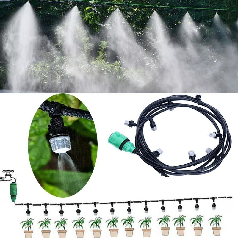Sistema de rociado para exteriores | Enfriamiento para jardín