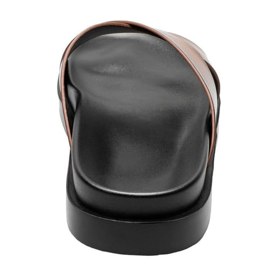 Sandalias Hombre Stacy Adams Montel | Diseño Cruzado, Plantilla Moldeada y Ligereza Total – Color Cognac