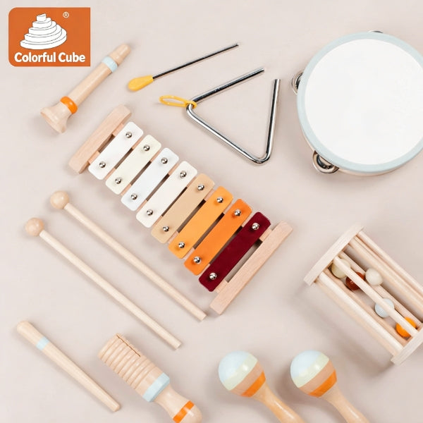 Conjunto de instrumentos Orff para niños - juguete musical-314