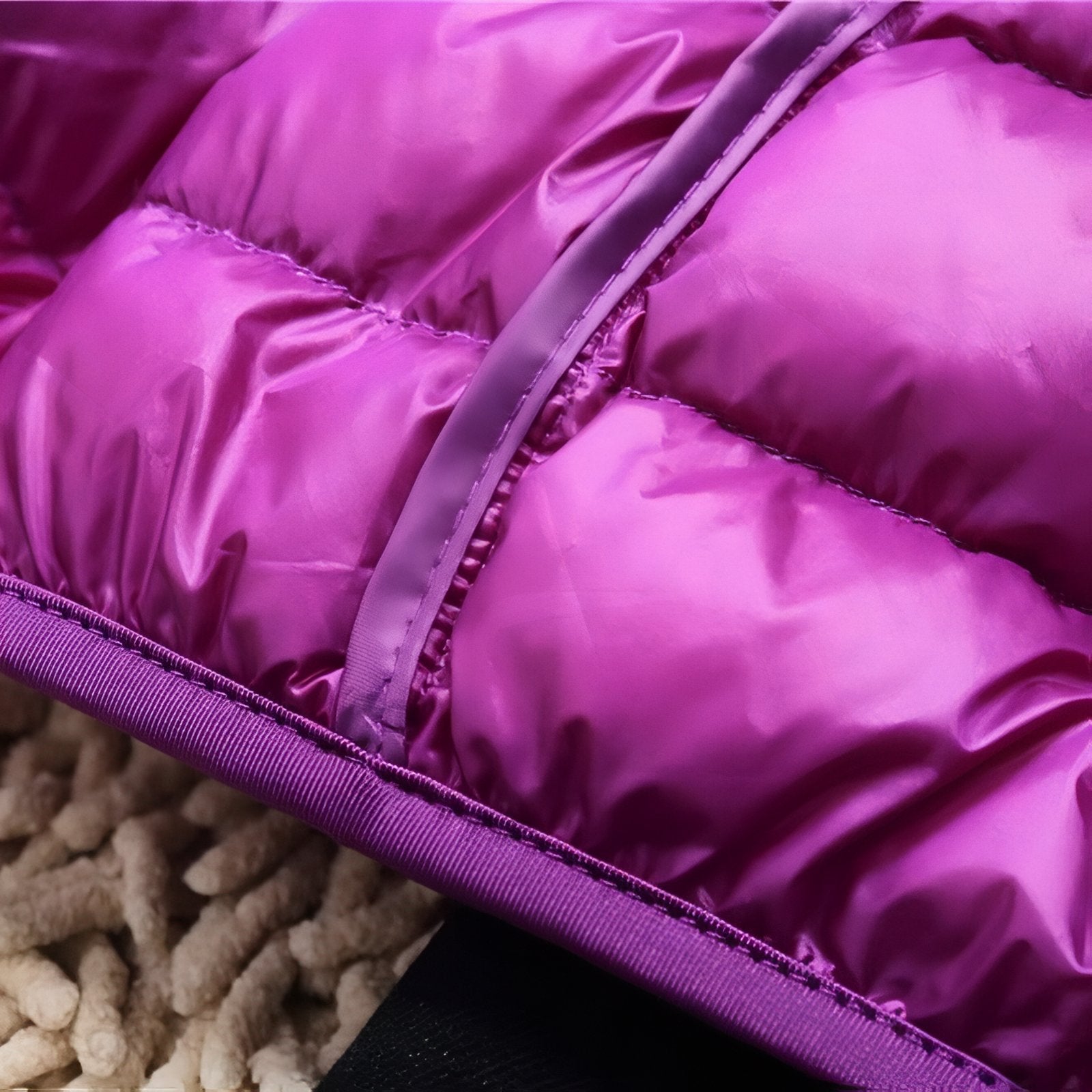 Chaqueta Acolchada de Senderismo Compresible para Mujer