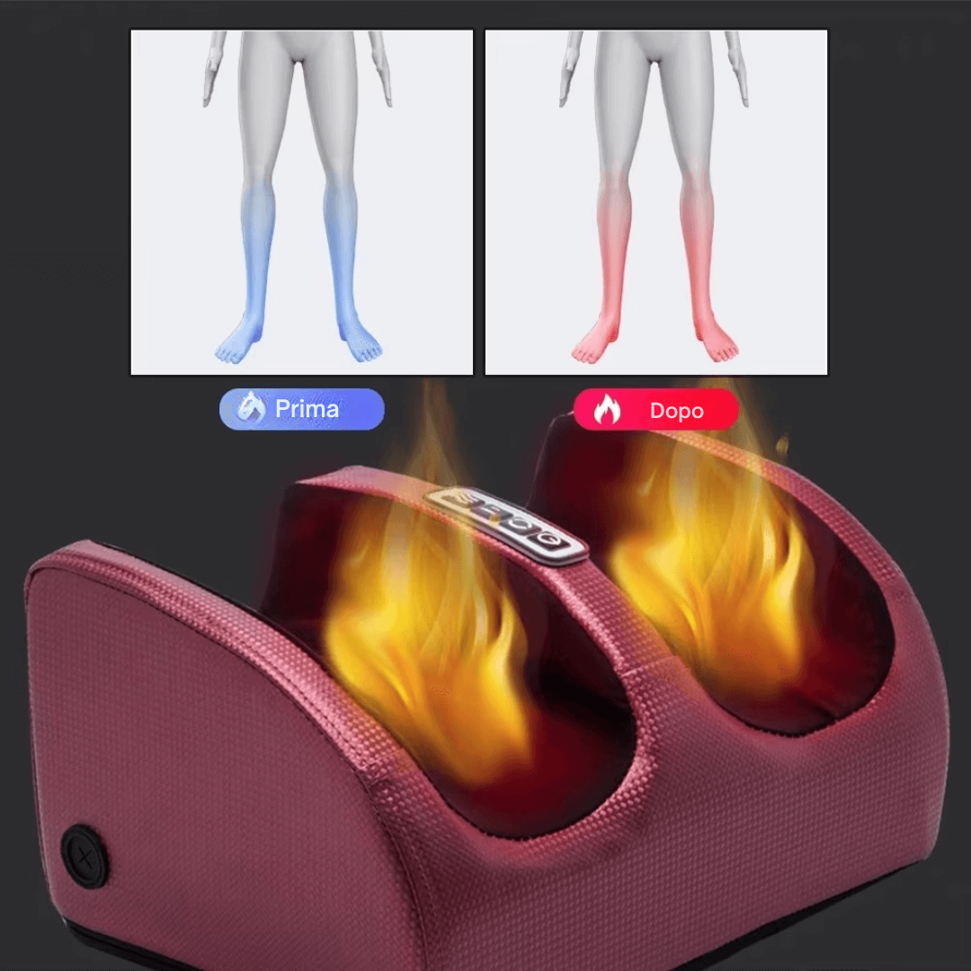 Masajeador Eléctrico para Pies 3D Shiatsu con Calor
