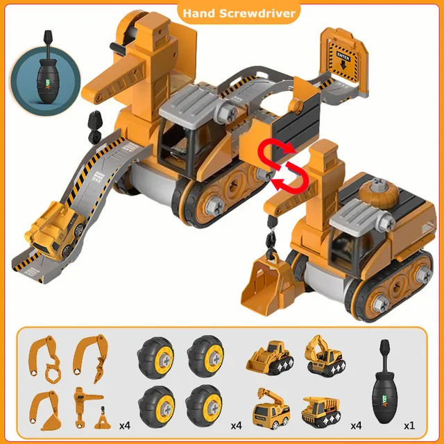 Master Builder Engineer Set – Juegos de Construcción Montessori para Principiantes – Sets tipo Meccano