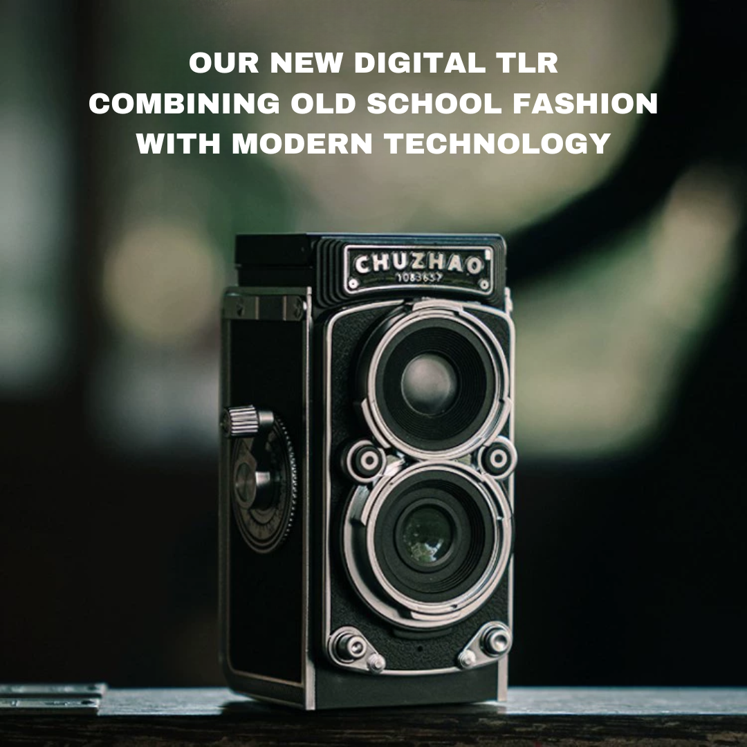 CHUZHAO by RS™ – Cámara Digital Vintage TLR