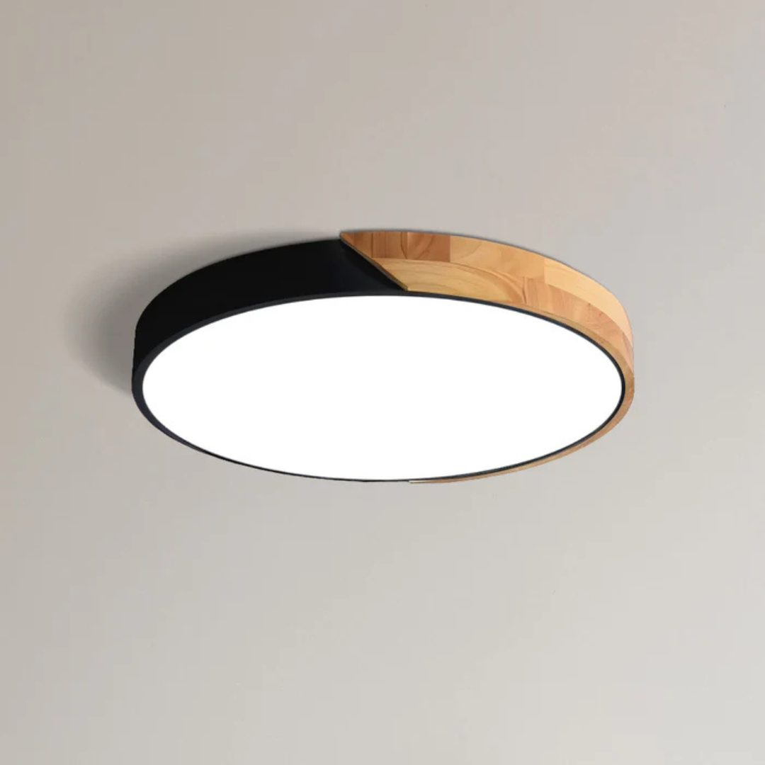 Delos - Lámpara de techo LED escandinava de madera
