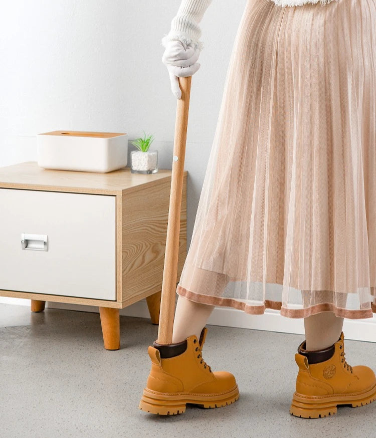 Calzador de zapatos extralargo ErgoGrip para ponérselos y quitárselos con facilidad, uso diario