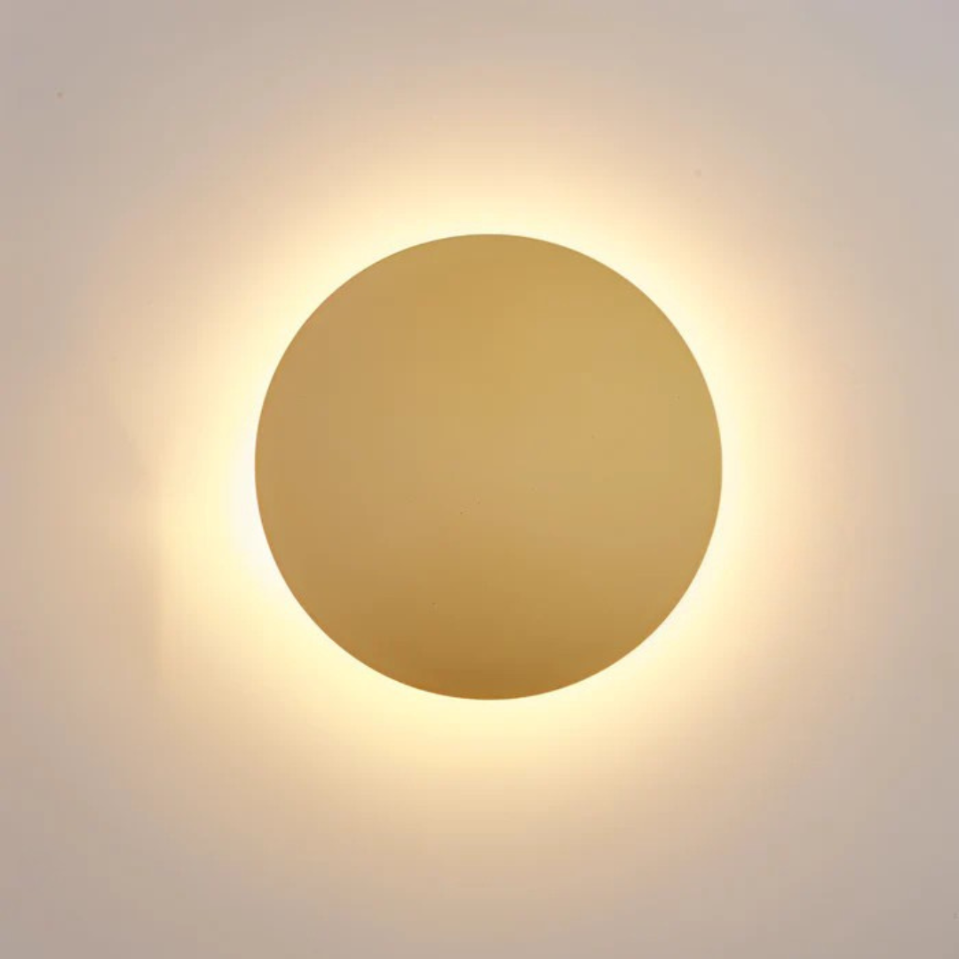 Hadro - Aplique LED Redondo | Iluminación Moderna de Pared para Interiores
