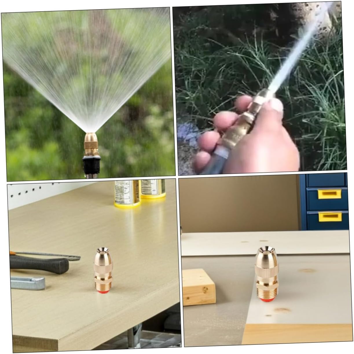 Boquilla rociadora de latón para jardín | Pulverizador resistente