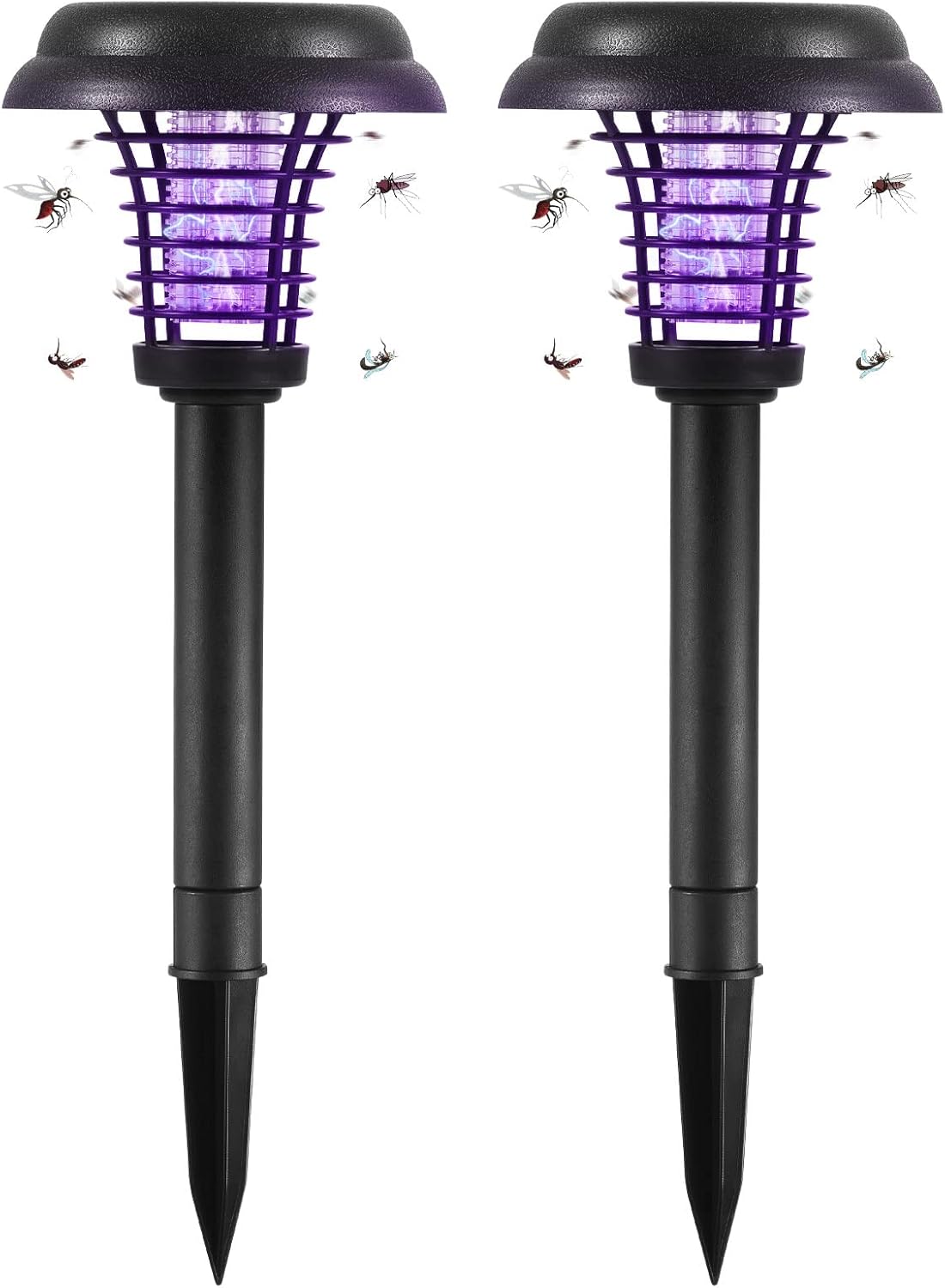 Lámpara solar LED para jardín | Iluminación exterior impermeable