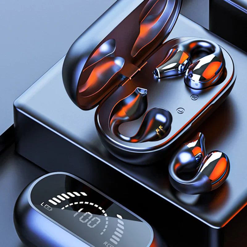 Auricular Bluetooth inalámbrico con clip para la oreja