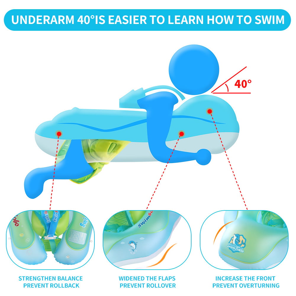 Dmax | Entrenador de Natación Inteligente — Flotador para Bebé en la Piscina