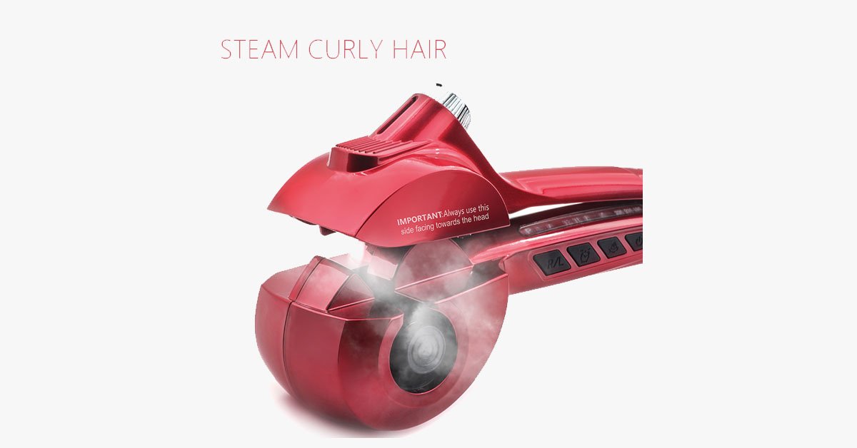 Rizador automático de cabello con vapor | Ondas rápidas y definidas