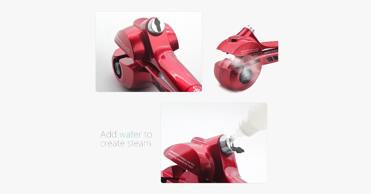 Rizador automático de cabello con vapor | Ondas rápidas y definidas