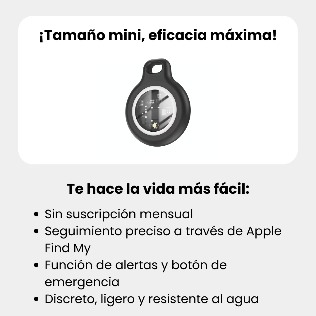 Localizador GPS para Maletas y Objetos – Seguimiento en Tiempo Real sin Suscripción (Compatible solo con iOS: iPhone, iPad, Mac)