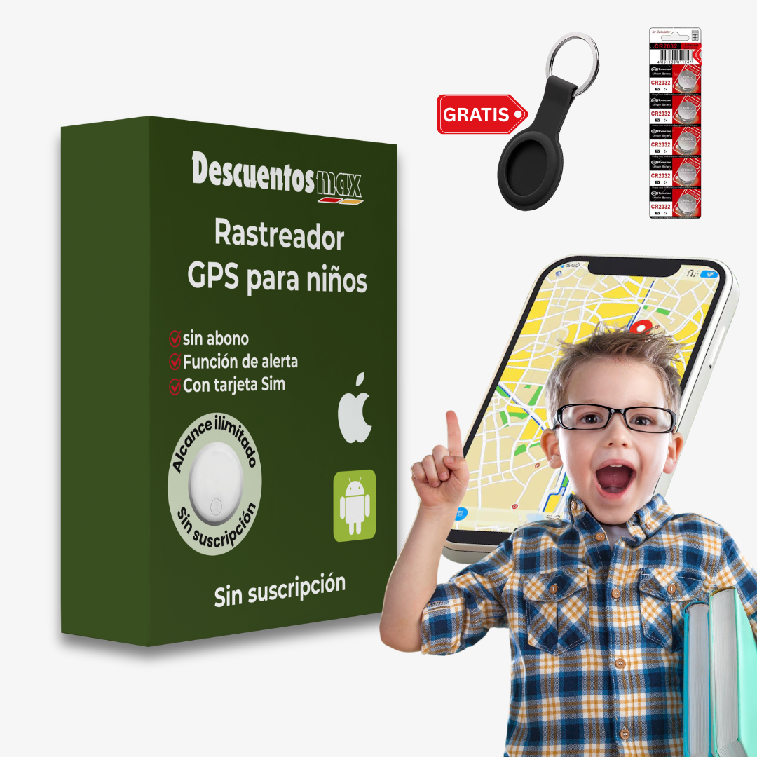 Localizador GPS para niños con seguimiento preciso | DescuentosMax™.
