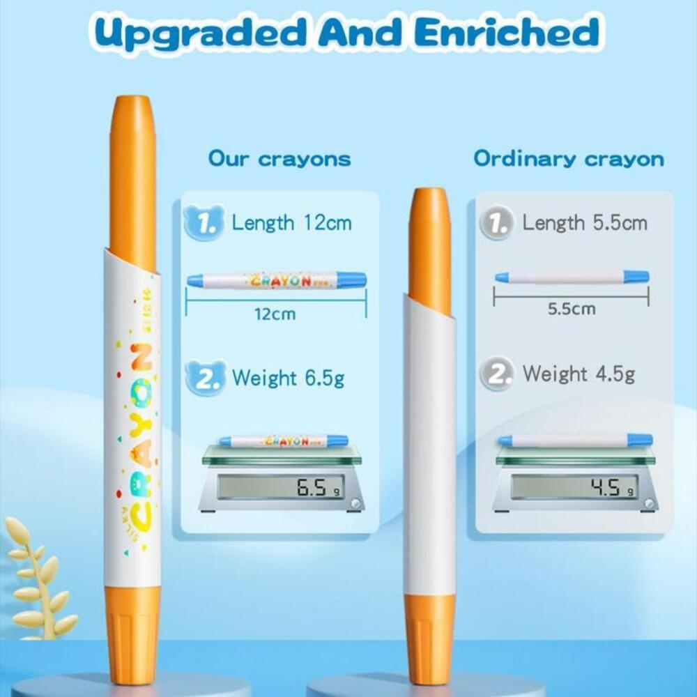 Conjunto de crayones giratorios para niños
