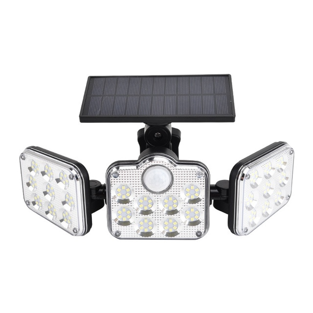 Foco LED solar con sensor de movimiento | Iluminación exterior