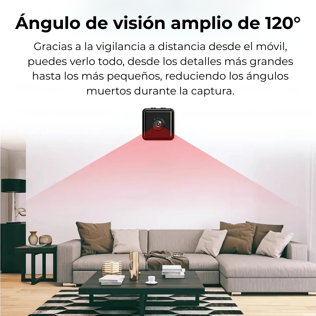 Mini Cámara Espía Inalámbrica con Grabación – SpyPro