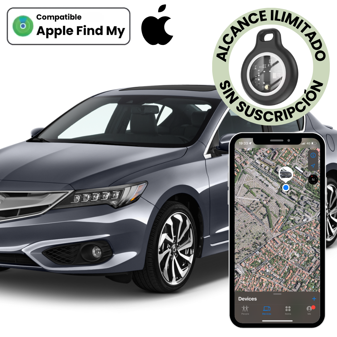 Localizador GPS para Coche en Tiempo Real – Sin Suscripción (Compatible solo con iOS: iPhone, iPad, Mac)