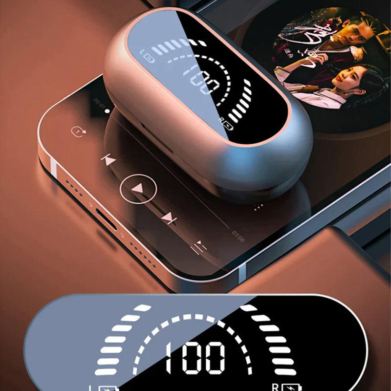 Auricular Bluetooth inalámbrico con clip para la oreja