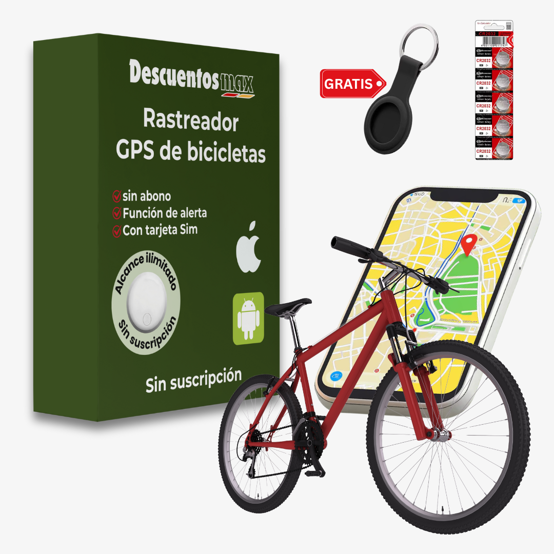 Rastreador GPS para Bicicleta Sin Suscripción – ANDROID / iOS