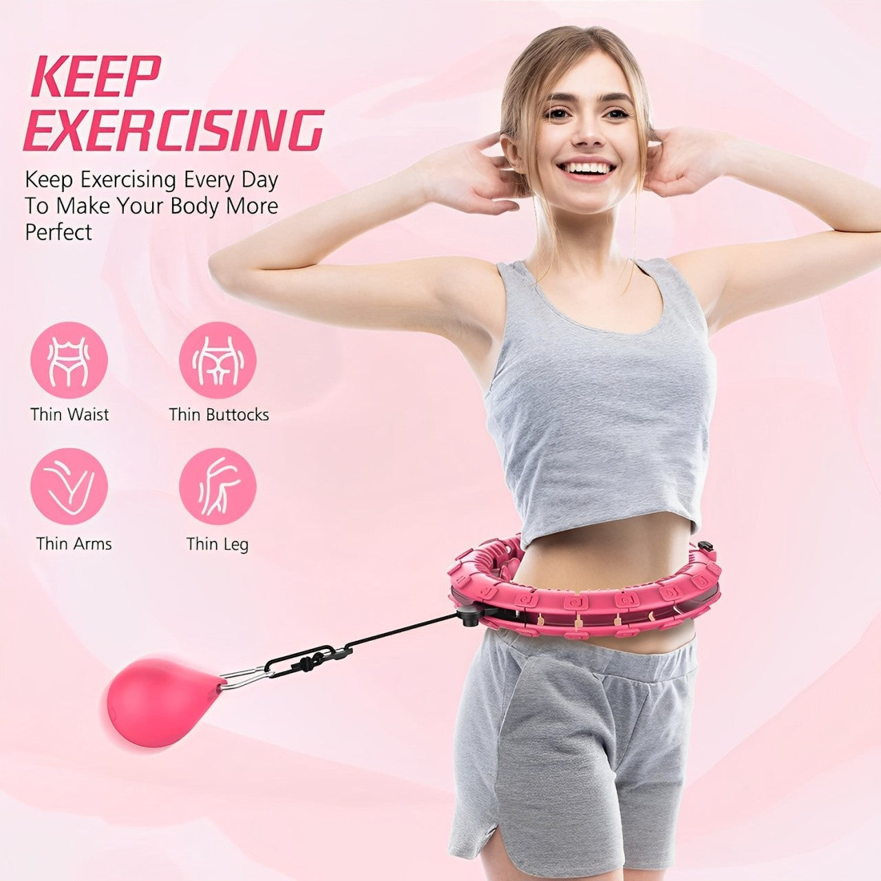 Hula Hoop para Quemar Grasa y Fortalecer el Abdomen