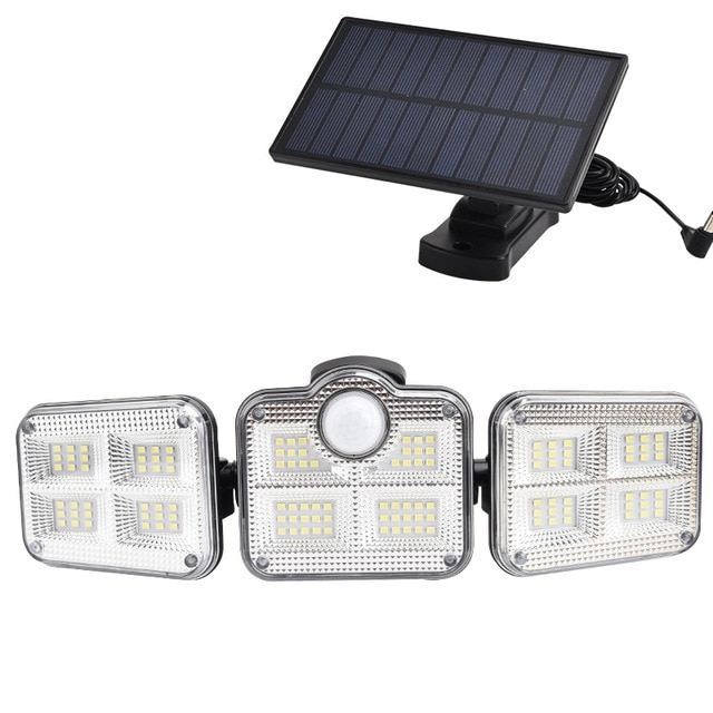 Foco LED solar con sensor de movimiento | Iluminación exterior