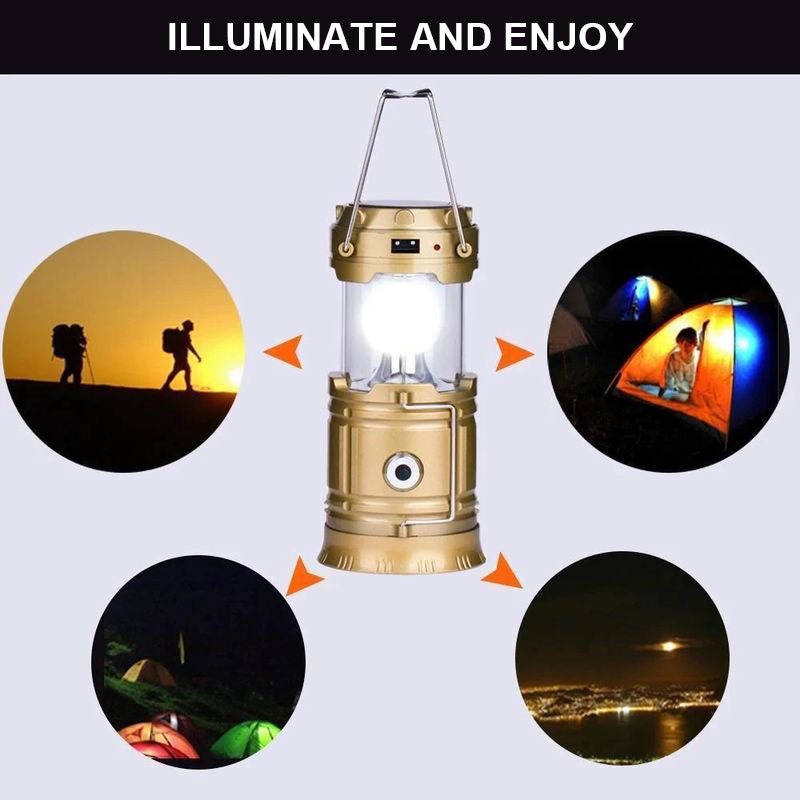 Luz de camping multifuncional | Iluminación portátil para exteriores