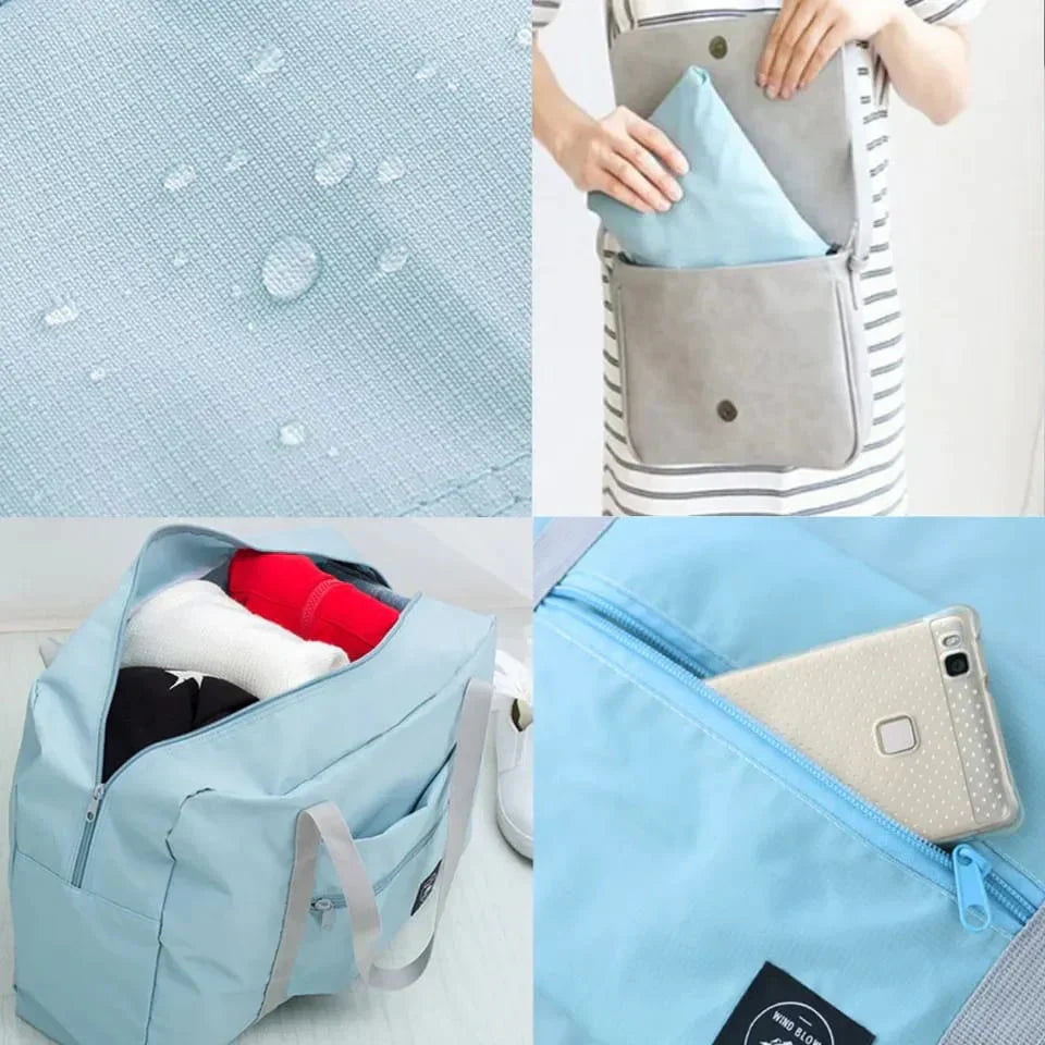Bolsa impermeable plegable de gran tamaño para equipaje de viaje y almacenamiento
