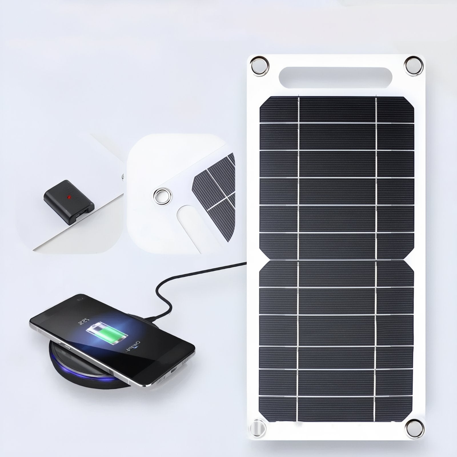 Cargador Solar Portátil de 35W para Senderismo