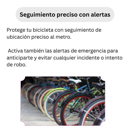 Localizador GPS para Bicicleta sin Suscripción – Compatible con Android & iOS Find My – Seguridad Antirrobo