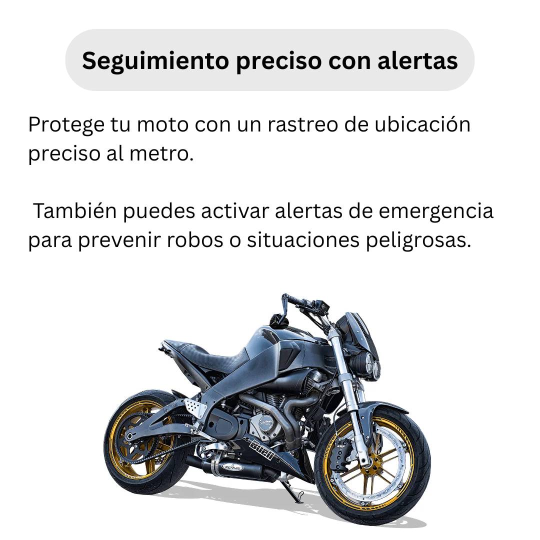 Localizador GPS para Moto sin Suscripción – Magnético, Discreto y con Alertas Inteligentes