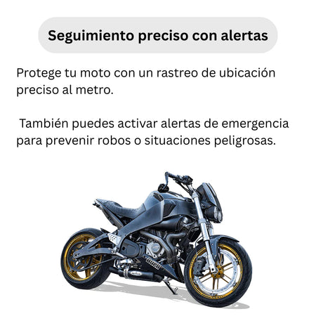 Localizador GPS para Moto sin Suscripción – Compatible con Android & iOS Find My – Seguridad Antirrobo