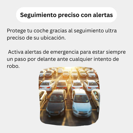 Localizador GPS para Coche sin Suscripción – Compatible con Android & iOS Find My – Seguridad Antirrobo