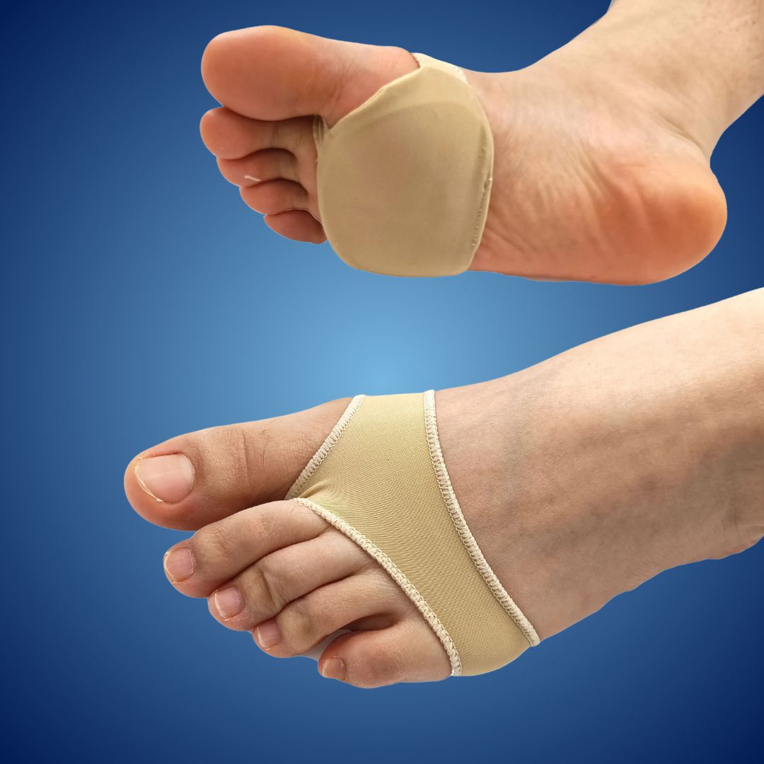 ComfortStep Almohadillas de alivio para el neuroma de Morton y la metatarsalgia | Cojín de gel y soporte metatarsal | Alivio del dolor de pies para comodidad diaria Bowlift