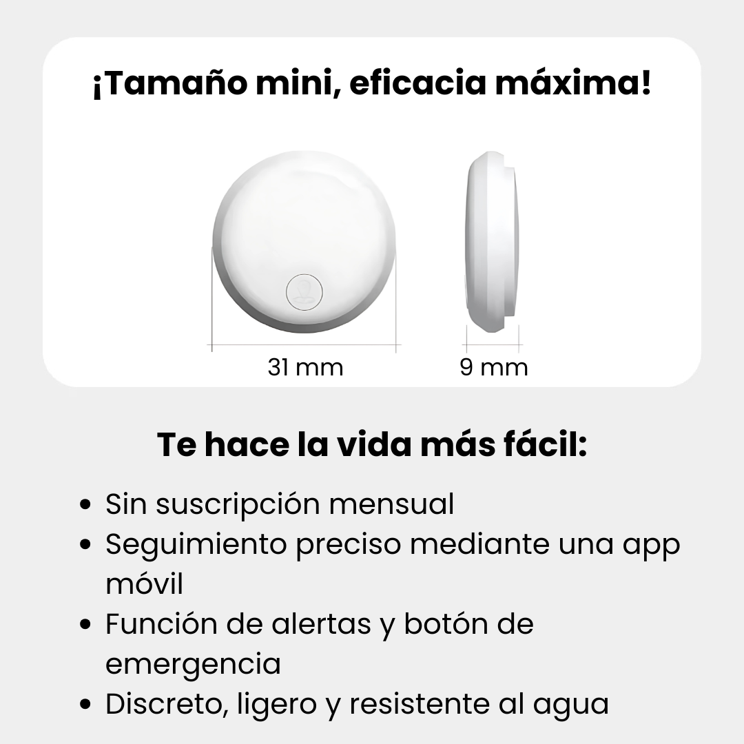 DescuentosMax™ Localizador GPS para Personas Mayores – Sin Tarjeta SIM ni Cuotas
